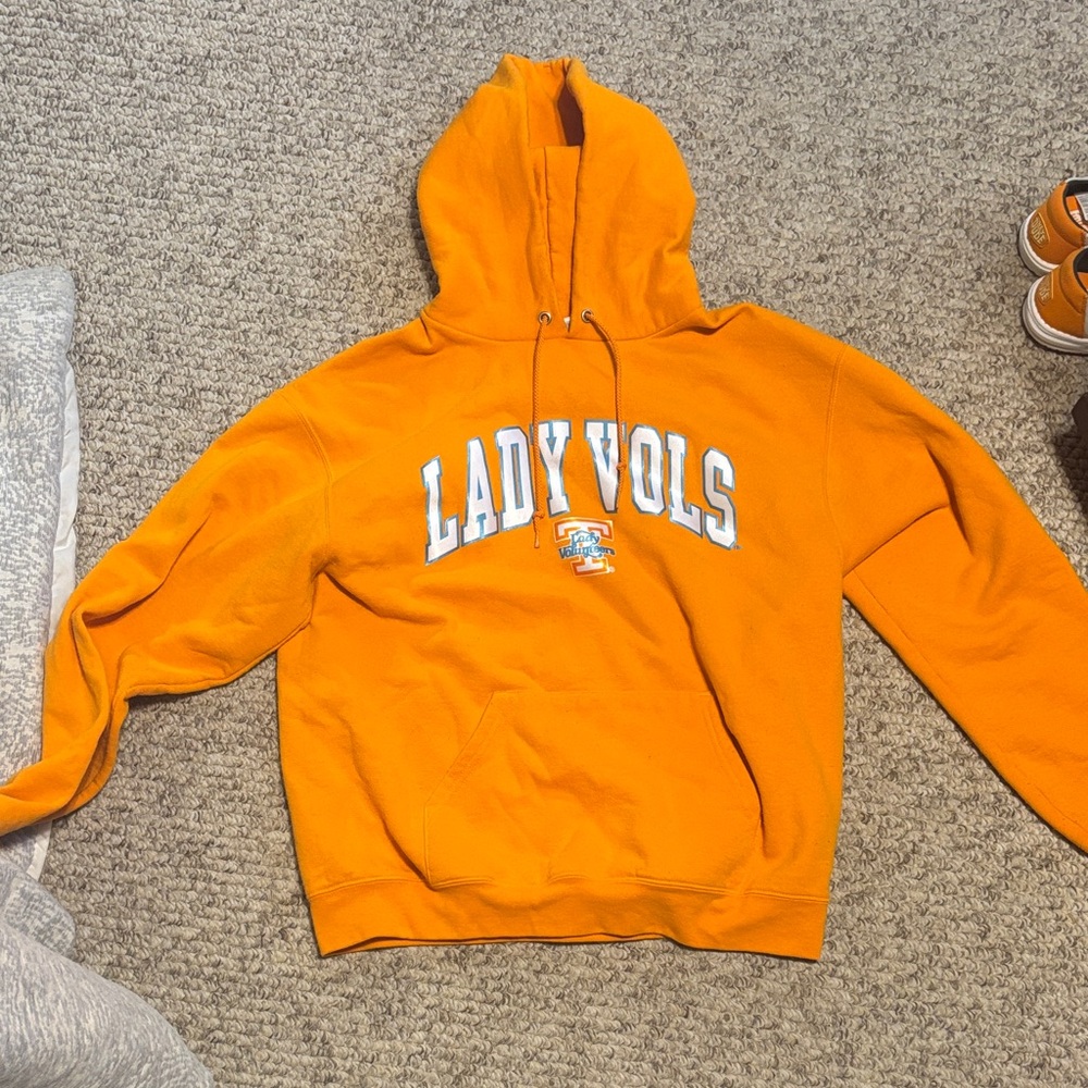 Champion Bright Orange Pullover Hoodie